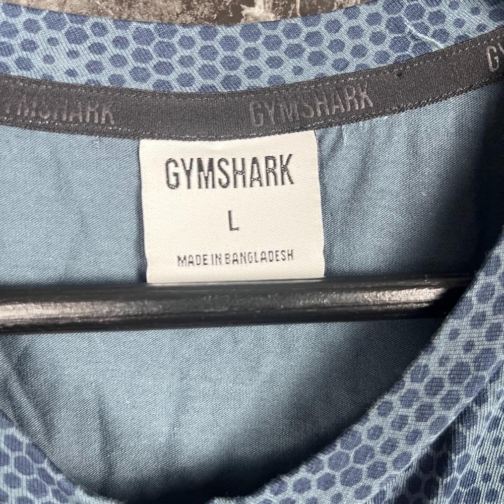Gymshark Blue Retro Tech Sportswear Running Tank Top Large - Picture 3 of 5